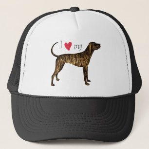 I Love my Plott Hound Trucker Hat