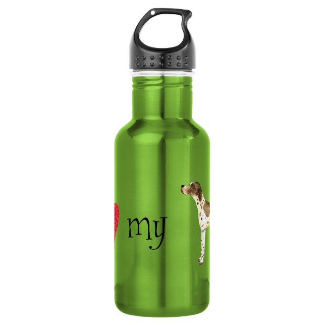I Love my Pointer 532 Ml Water Bottle (Front)