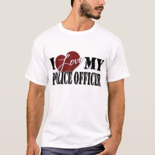 I love My  Police Offer T-Shirt