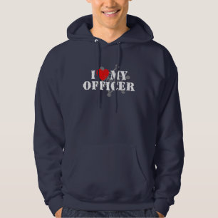 I Love My Police Officer Hoodie