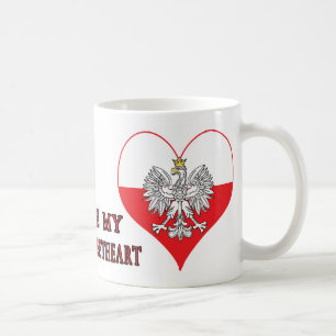I Love My Polish Sweetheart Coffee Mug