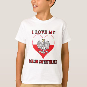 I Love My Polish Sweetheart T-Shirt