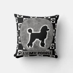 I Love My Poodle Cushion