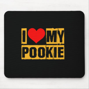 I Love My Pookie Valentine Romantic Couple Outfit  Mouse Pad
