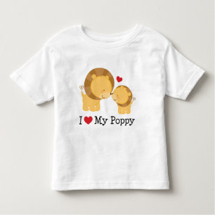 I Love My Poppy Toddler T-Shirt
