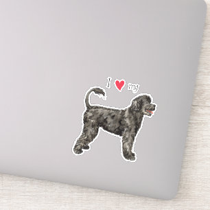 I Love my Portuguese Water Dog Vinyl Sticker