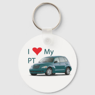 I Love My PT Keychain (Aqua/Teal)