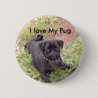 I love My Pug Button