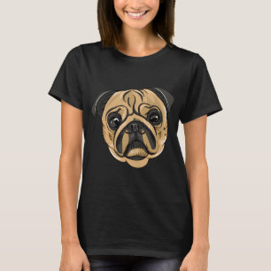 I LOVE MY PUG! (cute sweet kawaii puppy minimal st T-Shirt