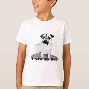 I love my pug ! T-Shirt