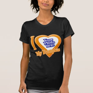 I Love My Pumpkin With Your Photo T-Shirt
