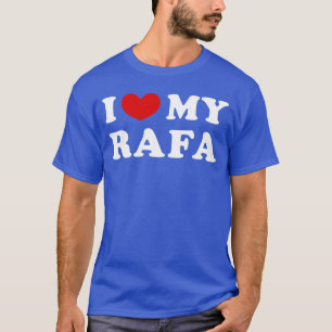 I Love My Rafa I Heart My Rafa Premiumriblend frie T-Shirt