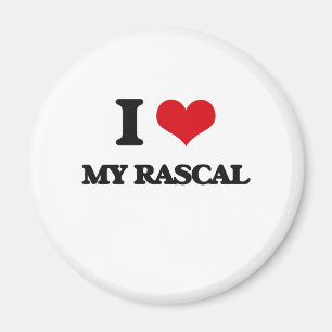 I Love My Rascal Magnet