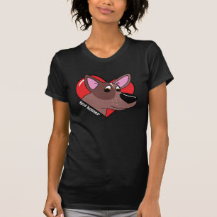 I Love my Red Heeler Dark T Shirt