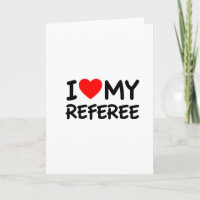 I love my referee