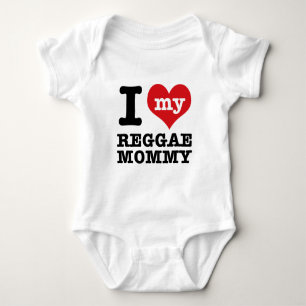 I love my reggae dance Mum Baby Bodysuit