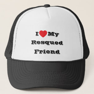 I ♥️ love My Resqued Friend Trucker Hat