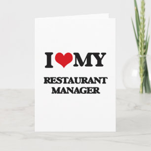 I love my Restaurant Manager Card