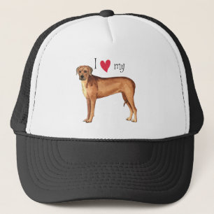 I Love my Rhodesian Ridgeback Trucker Hat