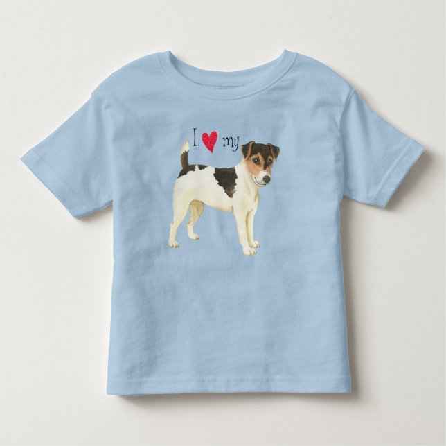 I Love my Russell Terrier Toddler T-shirt (Front)