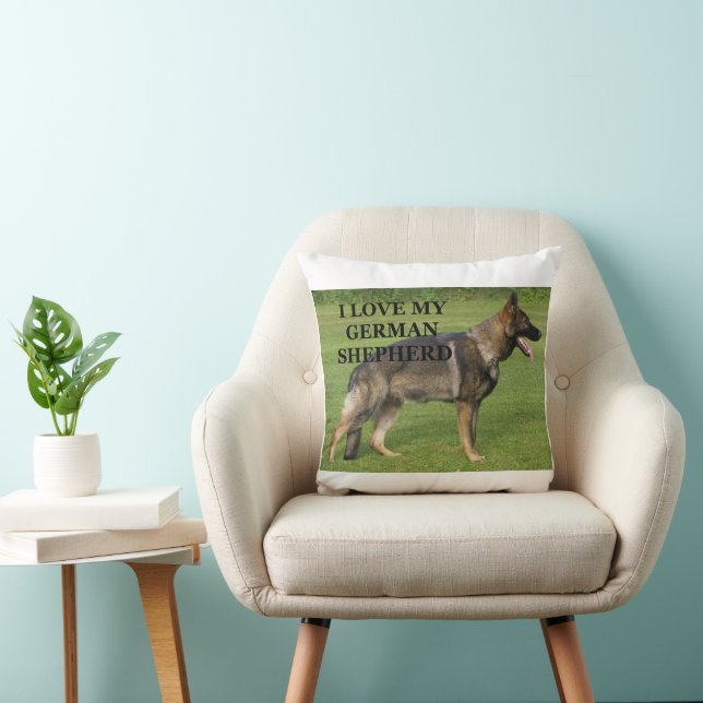 I love my sable german shepherd cushion (Chair)