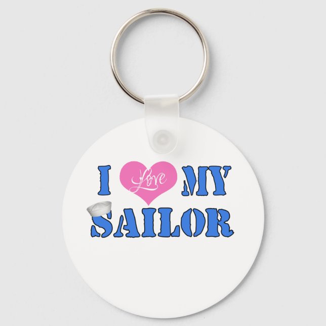 I love my Sailor Key Ring (Front)
