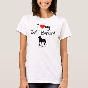 I Love My Saint Bernard T-Shirt