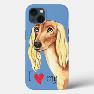 I Love my Saluki iPhone 13 Case