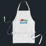 I Love My Savta Standard Apron<br><div class="desc">I Love My Savta. A cute Hebrew grandmother gift from a grandson or granddaughter for a Jewish grandma.</div>
