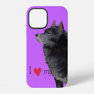 I Love my Schipperke iPhone 12 Case