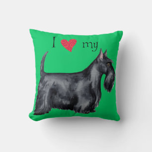 I Love my Scottie Cushion