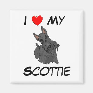 I love my Scottie Magnet