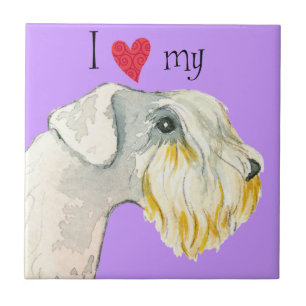 I Love my Sealyham Terrier Ceramic Tile