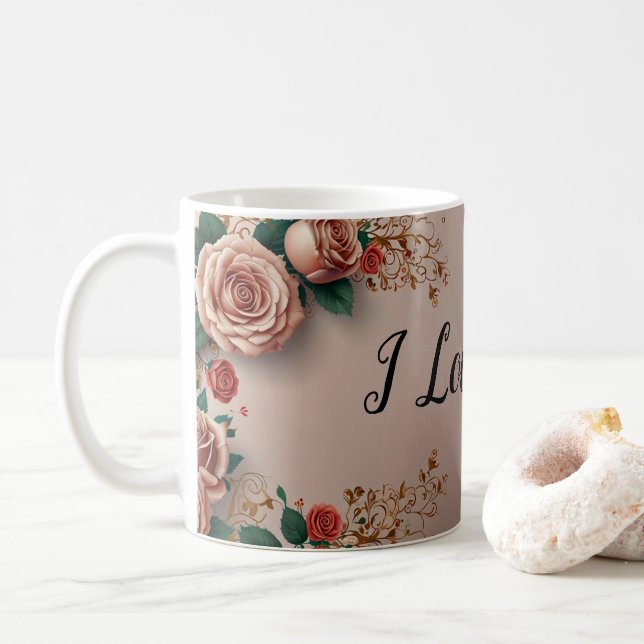 I Love My Self ( i love me ) Coffee Mug (With Donut)