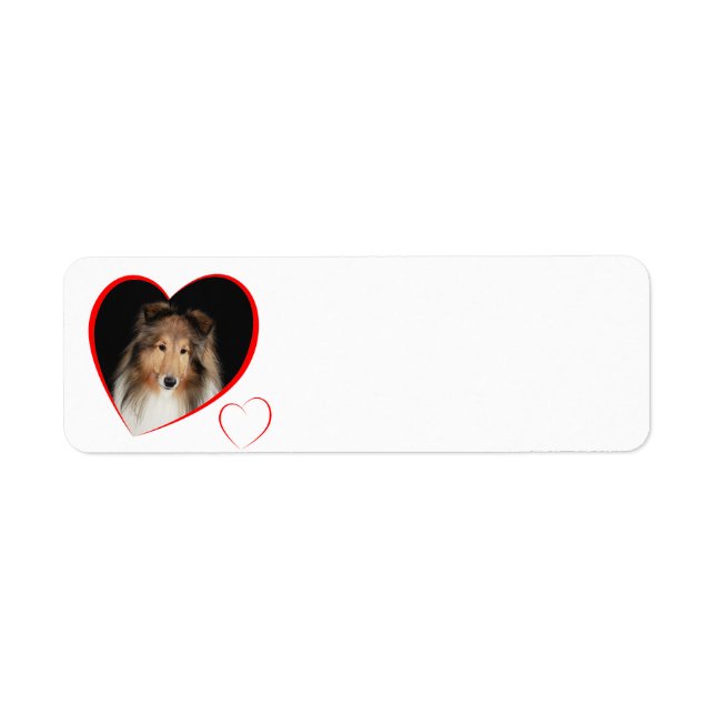 I Love my Sheltie #1 Return Address Label (Front)