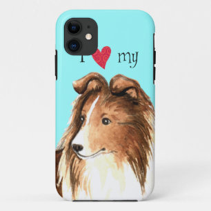 I Love my Sheltie iPhone 11 Case