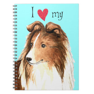 I Love my Sheltie Notebook