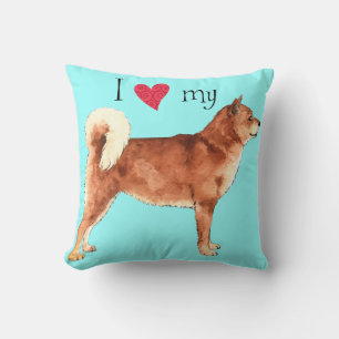 I Love my Shiba Inu Cushion