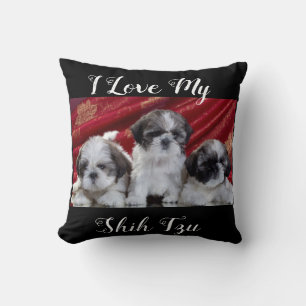 I Love My Shih Tzu Cushion