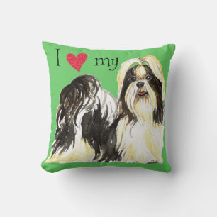 I Love my Shih Tzu Cushion