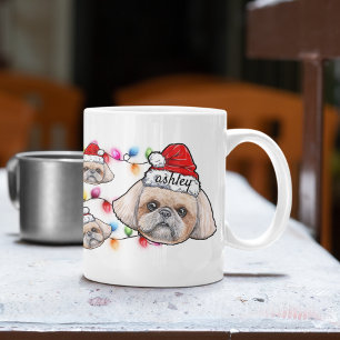 I Love My Shih tzu Dog Pet Glowing Heart Coffee Mug