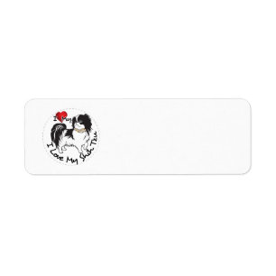 I Love My Shih Tzu Dog Return Address Label