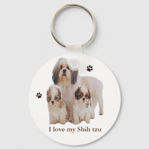 I love my Shih tzu  Key Ring