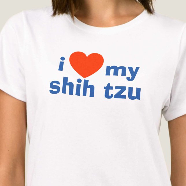 I Love My Shih Tzu Tank Top (Creator Uploaded)