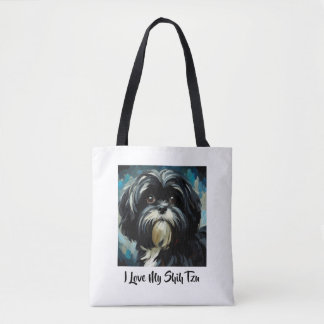 I Love My Shih Tzu Tote Bag