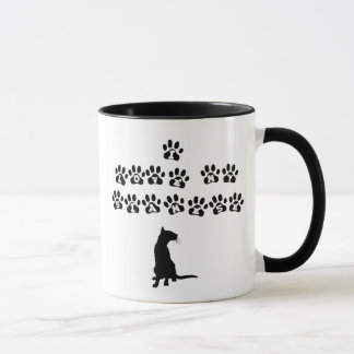 I Love My Siamese--Black Text Mug