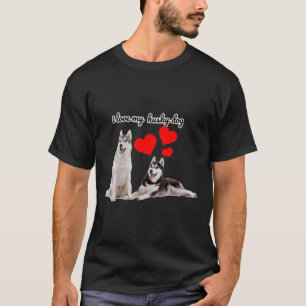 I Love My Siberian Husky     T-Shirt