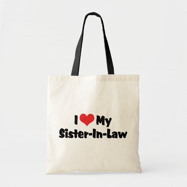 I Love My Sister-In-Law Tote Bag (Front)