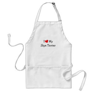 I Love My Skye Terrier Standard Apron