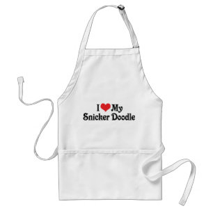 I Love My Snicker Doodle Standard Apron